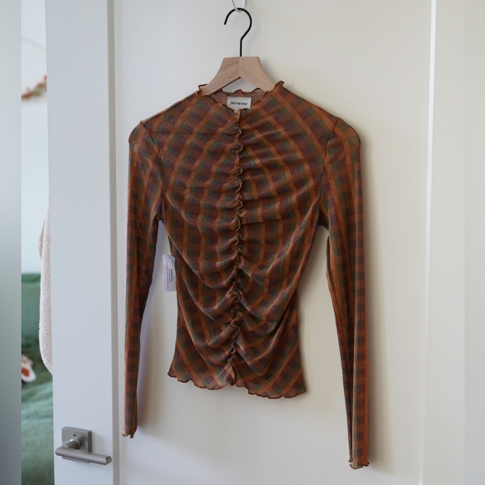 Find Me Now Eden Mesh Top